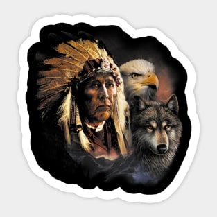 The Wolf Tribes Sticker